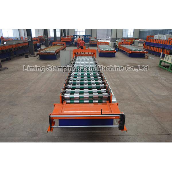 Galvanized Metal Glazed Roofing Tile Roll Forming Machine