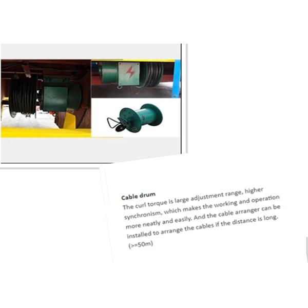 5 ton Cable Drum powered Heavy Load Steel 4 Wheel Steerable Rail Transfer Carts