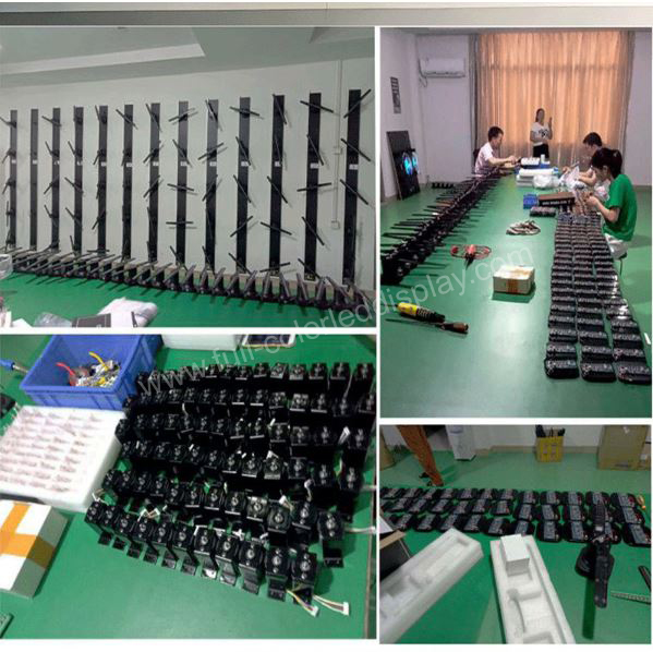 Mini Program Web Control LED Spinning Advertising Player 3D Screen With APP Android IOS
