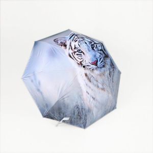 Printable Auto Open And Close Umbrella , Custom Automatic Foldable Umbrella