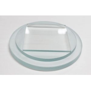 3 Layers Tempered Step Glass Optical Grade Round / Square High Borosilicate