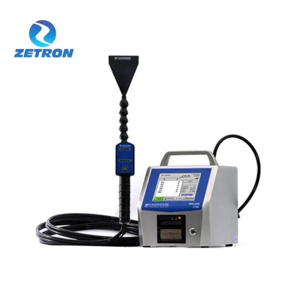 Zetron SOLAIR-1100 Dust Cleanroom Particle Counter Lighthouse Large Screen High