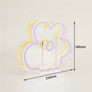 Tall Plexiglass Vases Flower Arrangement Acrylic Pink Vase Modeling Vase