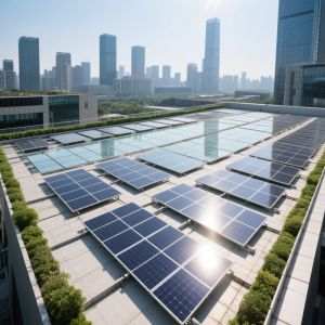 Aluminum Solar Roof Mounting Bracket Framed PV Modules Rooftop Installation