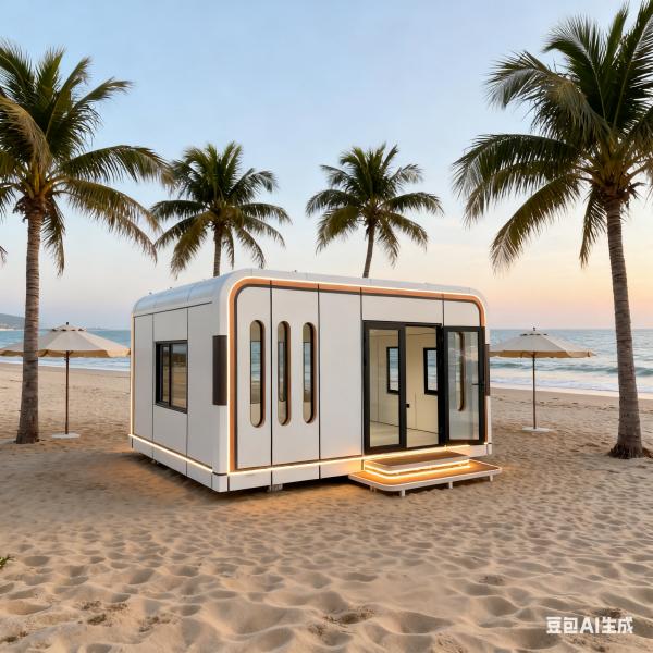 12 KW Power Consumption and WiFi Connectivity Apple Capsule Lodge for Streamline