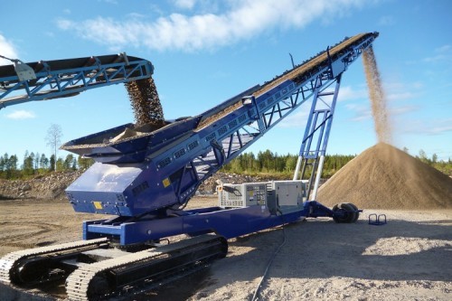 Quality Heavy-Duty Mobile Stacking Conveyor System for Continuous Pile Formation in Mining & Construction for sale