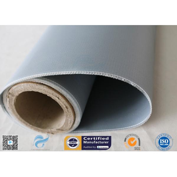 590g Satin Weave Silicone Two Sides Coated Fiberglass Fabric High Temperature Resist