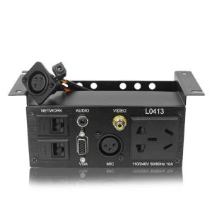 250V Under Desk Power Strip , Table Bottom Lifting Side - Mounted Desktop