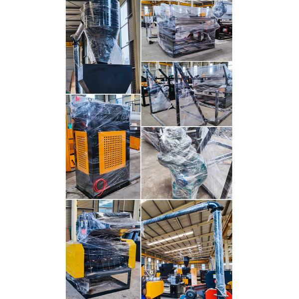pe ps granulator foam product plastic recycling pelletizing machine