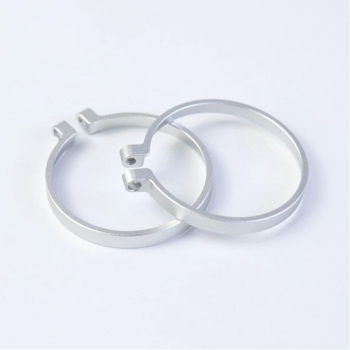 High-precision CNC-machined aluminum filter base components
