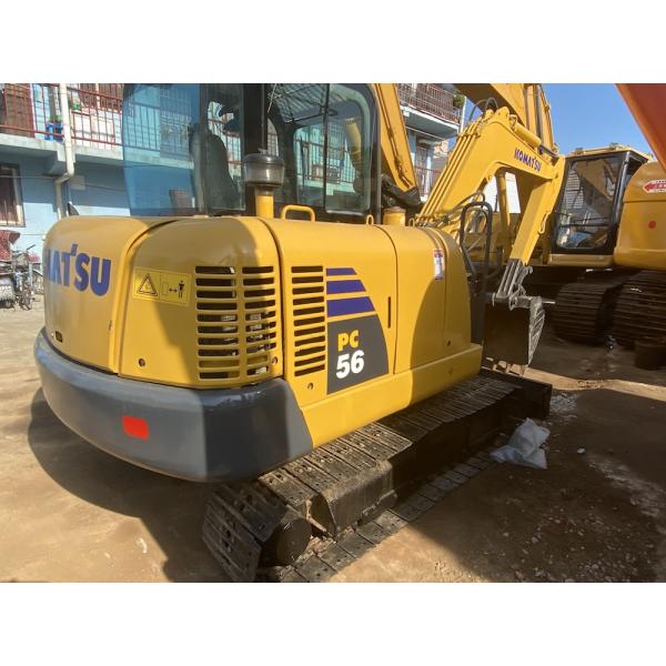 5 Ton Komatsu PC56 - 7 Used Hydraulic Crawler Excavator Construction Machinery