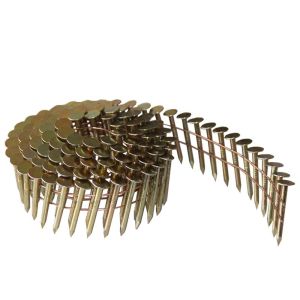 High Performance Coil Roofing Nails Smooth Shank Round Head Founded