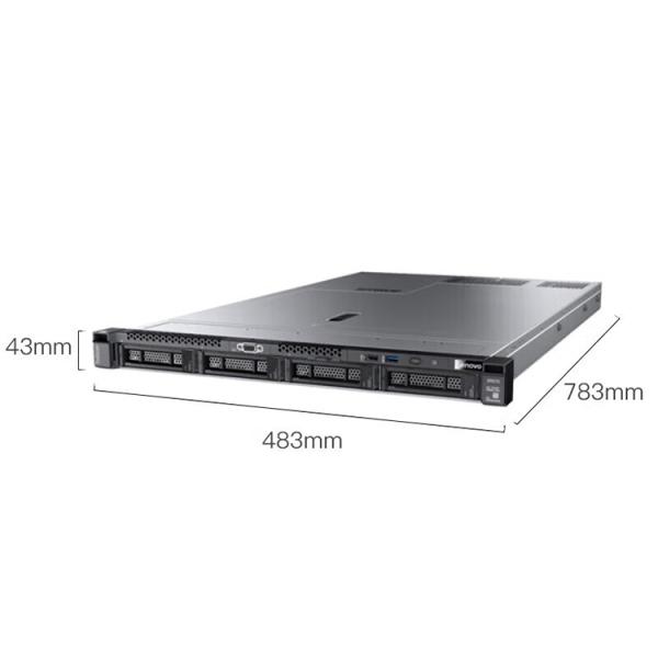 Lenovo ThinkSystem SR570 Silver Rack Server Storage with Intel Xeon Processor Type