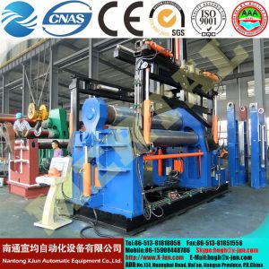 HOT!MCLW12CNC , large hydraulic CNC four roller plate rolling machine