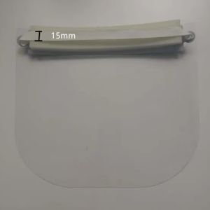 Hd Protective Surgical Face Shield , Polymer Anti Fog Face Shield With Elastic