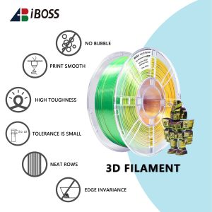 Silk Triple Color PLA+ Filament PLA Silk Triple Color Gold Green Purple Silk PLA