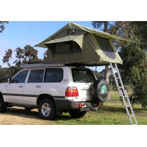 Fireproof 4 Person Roof Top Tent , Folding Roof Tent With Large Window