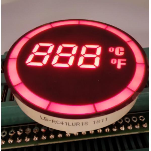 Round Common Anode 7-Segment LED Temperature Display Controller,Usage:Indoor