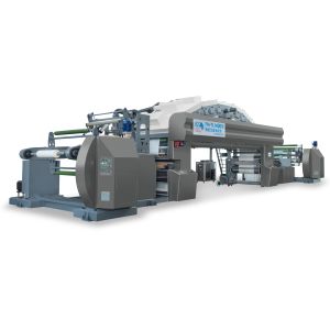 1350mm Hot Air IR Drying Curved Thin Paper Coating Machine