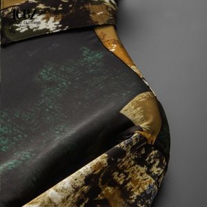 Nonwoven Autumn Casual Custom Korean Printed Long Sleeve Plus Size Cotton Print