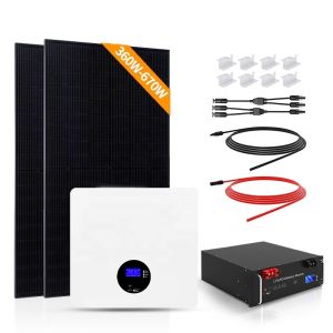 Solar Panel System Kit 5kw 10kw 15kw 20kw Hybrid System With Rechargeable