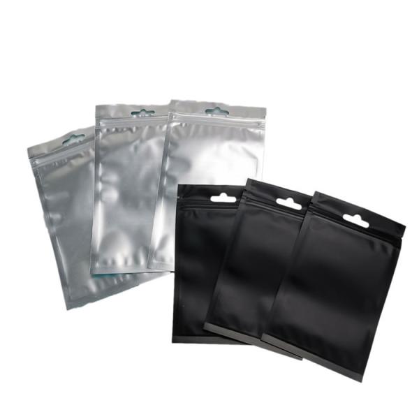 Customized Transparent Front zip Lock Foil Pouch Packaging