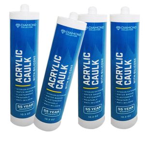 Rain Proof Caulk Caulking Siliconized Acrylic Sealant Strong Metal Adhesive