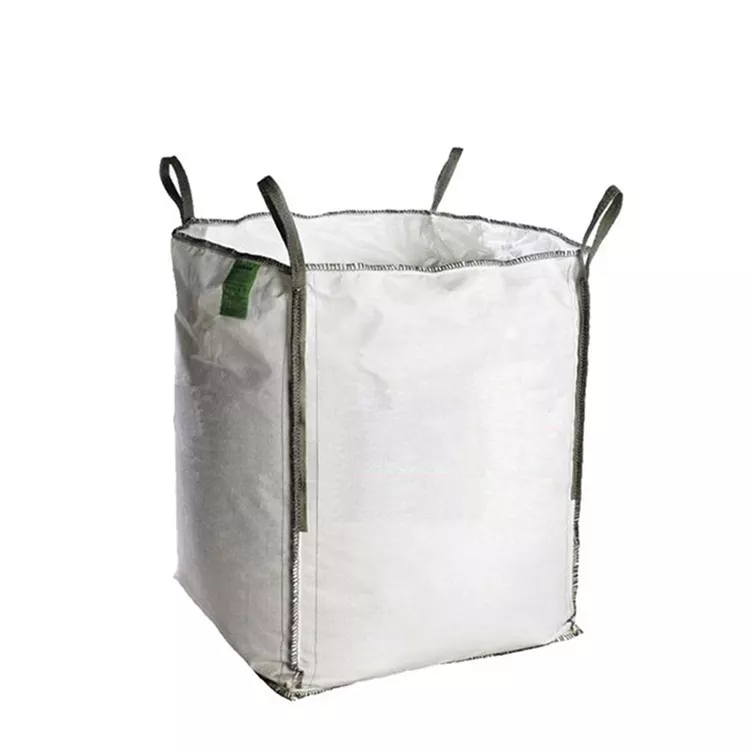 1 Ton Woven PP Jumbo Bag Tear Resistant Bulk Sack Durable Structure For