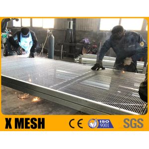 3.5mm Wire Anti Climb Mesh Fence 3.5m High Include Top Y Arm And Barbed Wire For