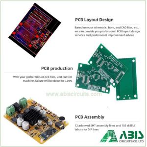 3mil ENIG Prototype PCB Board FR4 Multilayer HASL Electronics OSP PCBA