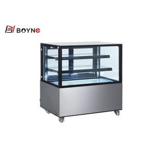 Vertical Refrigerated Display Cabinet 3- Layers Bakery Display Showcase