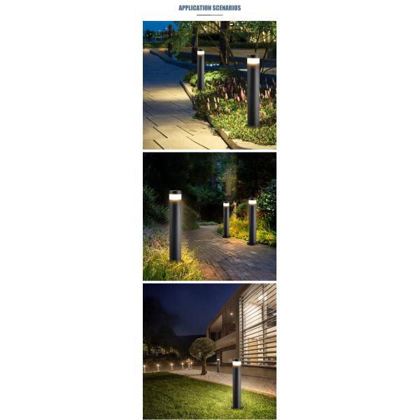 Aluminum 5Watt Led Bollard Light Ideal for Outdoor Lighting in Garden and Path