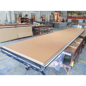 Portable Soundproof Movable Partition Wall with Dupont POM Rollers and Top and