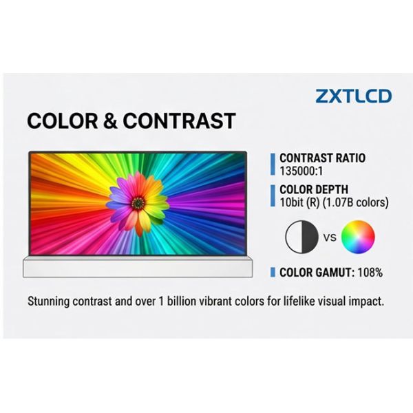 48 Inches Embedded Desktop Frameless transparent oled (tv-oled) displays Digital Signage