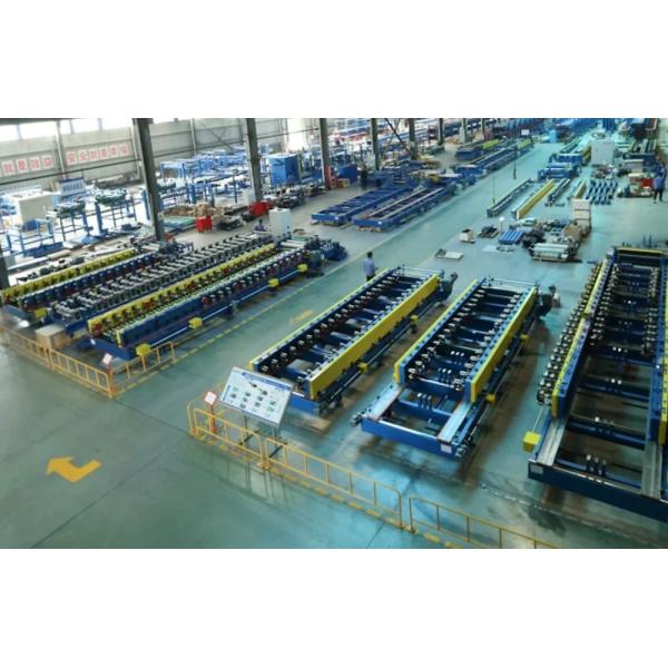 Automatic Aluminium PU Sandwich Panel Production Line Polyurethane Building Material