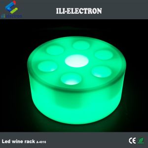 Rechargeable remote control unique led plastic barware