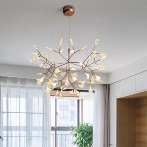 LED flysnow flake hanging lamp modern style chandeliers for living room