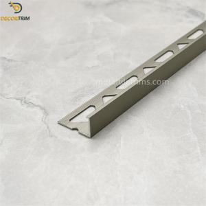 China 12mmx22mm Metal Tile Profile Trim Ceramic Tile Edging Strips on sale