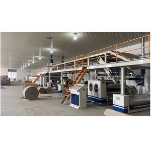 Corrugated Cardboard Production Line 3 5 Or 7 Layers Electric/Steam Heating 3000