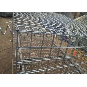 Assembled 2*1*1m Pvc Coated Galfan Gabion Baskets