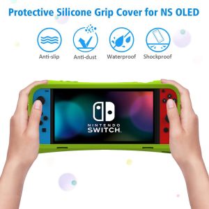 Protective Case HOXC Nintendo Switch OLED Silicone Protective Case, Fully