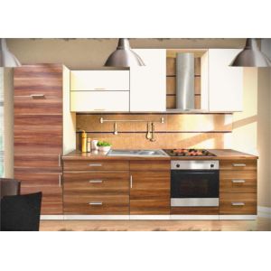 PRIMA Customized MDF Kitchen Cabinets With Good Green Color Laminate Finish