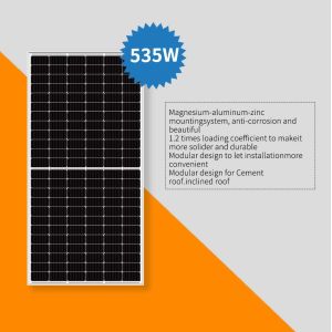 Reliable Monocrystalline Solar Panel High Efficiency 535W Home Photovoltaic Kit