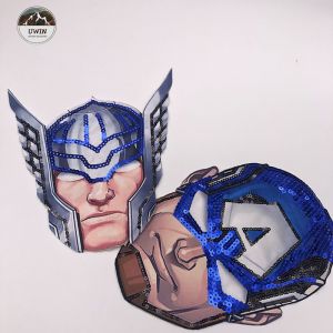 Washable Cool Embroidery Designs Patches With Spider Man Character