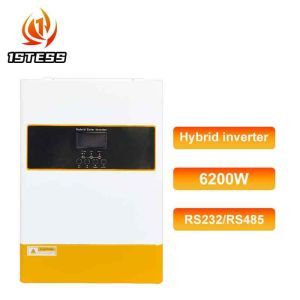 6.2kW MPPT Hybrid Inverter Single Phase 48V Battery High Voltage Pure Sine Wave