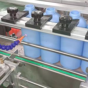 Automatic Inline Multy Heads Horizontal Piston Filling Equipment System