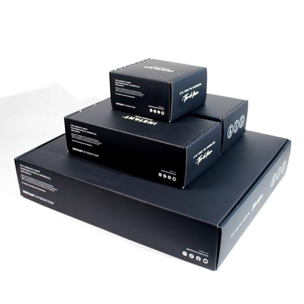 Custom Black Empty Paper Box