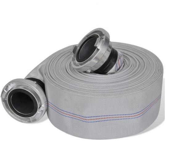 3 inch fire fighter white hose with coupling fire resistant pvc hose manufacturers made in China with cheap price