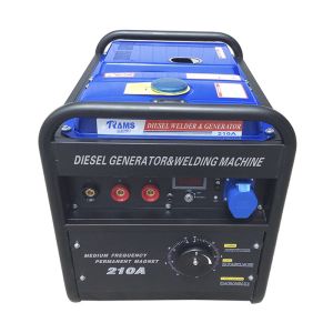Large Fuel Tank Arc 3kw Portable Generator DIESEL Alternative Current 210 Amp