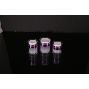 hand lip crystal pump empty square white Screen Printing Airless 30ml Cosmetic